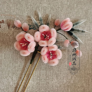 扬州非物质文化遗产绒花